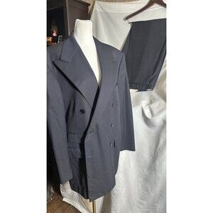 Ralph Lauren Purple Label Double Breasted Birds-eye Suit Sz. 42 Long